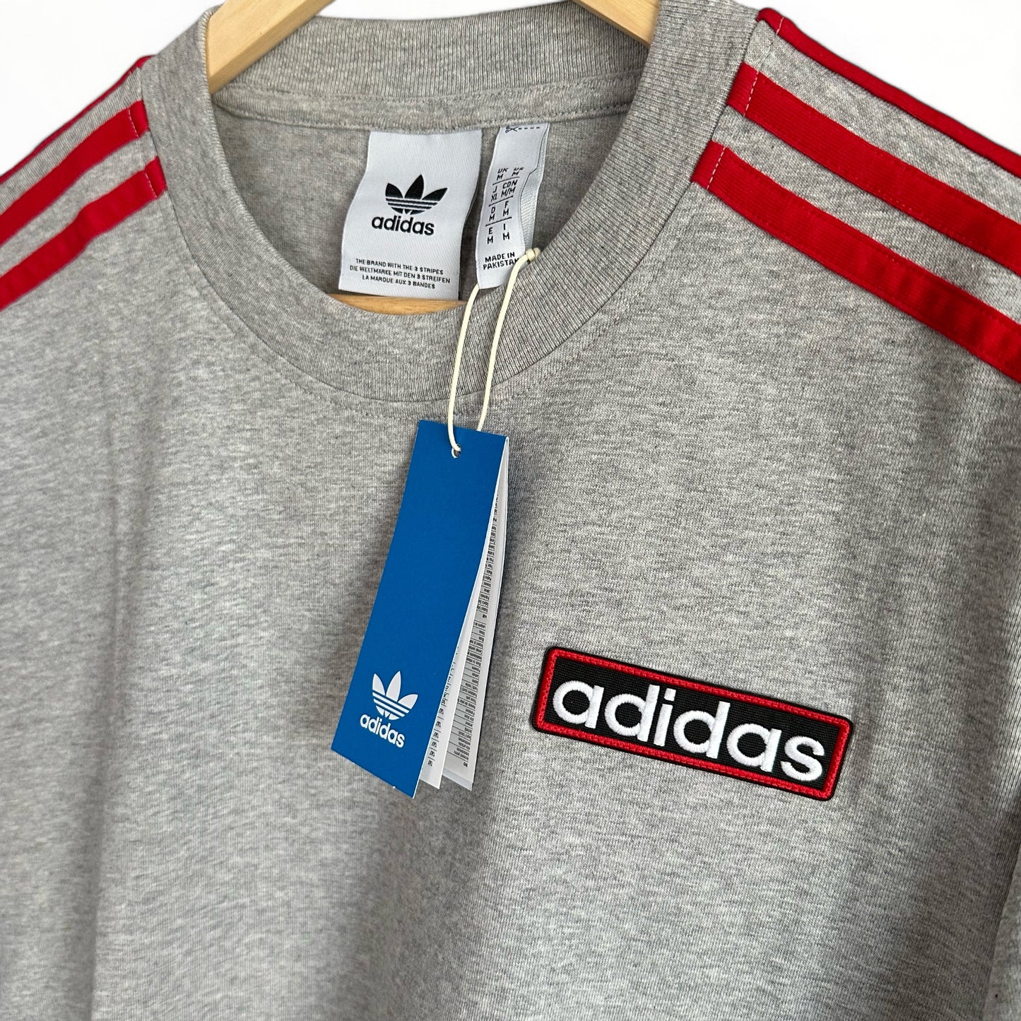 Tricou Adidas Thre Stripes - M - Bărbați