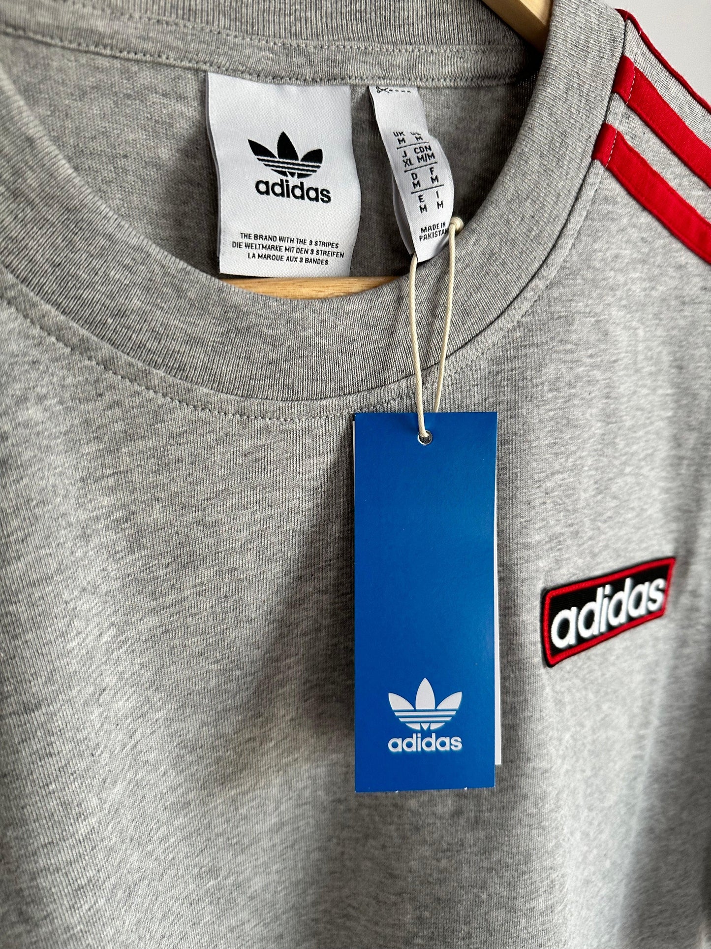 Tricou Adidas Thre Stripes - M - Bărbați